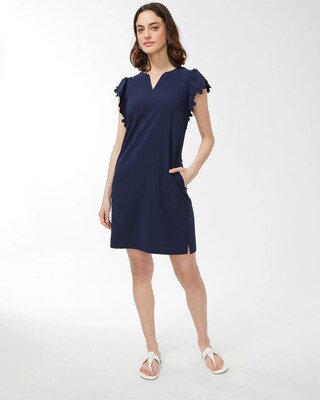 Zenergy UPF Scallop Sleeve Dress