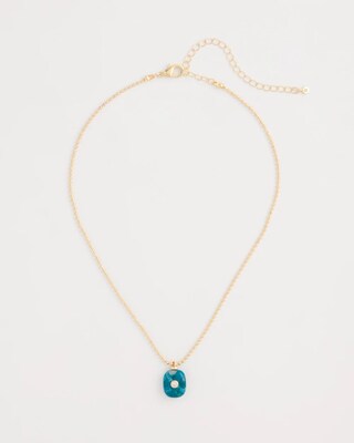 Genuine Jade Stone Pendant Necklace