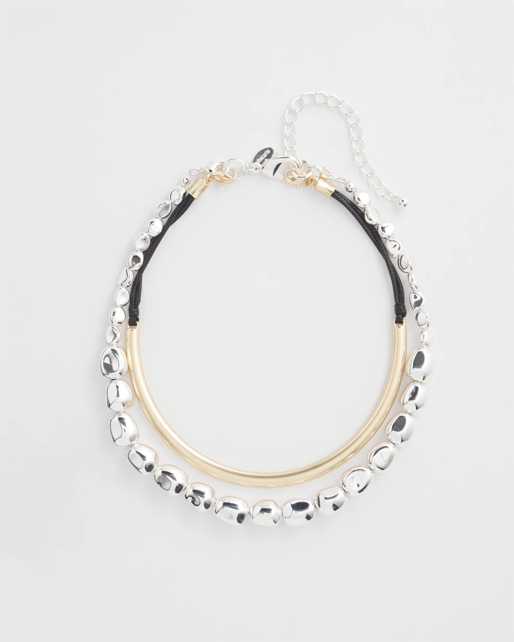 Mixed Metal Convertible Necklace