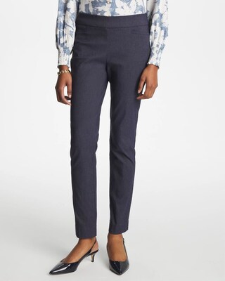 Indigo Brigitte™ Slim Pull-On Ankle Pants