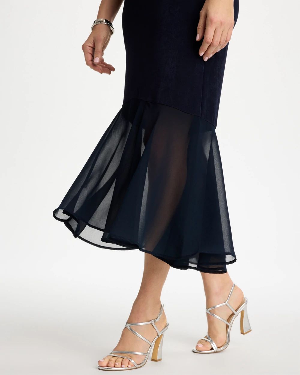 Travelers™ Petite Chiffon Hem Dress