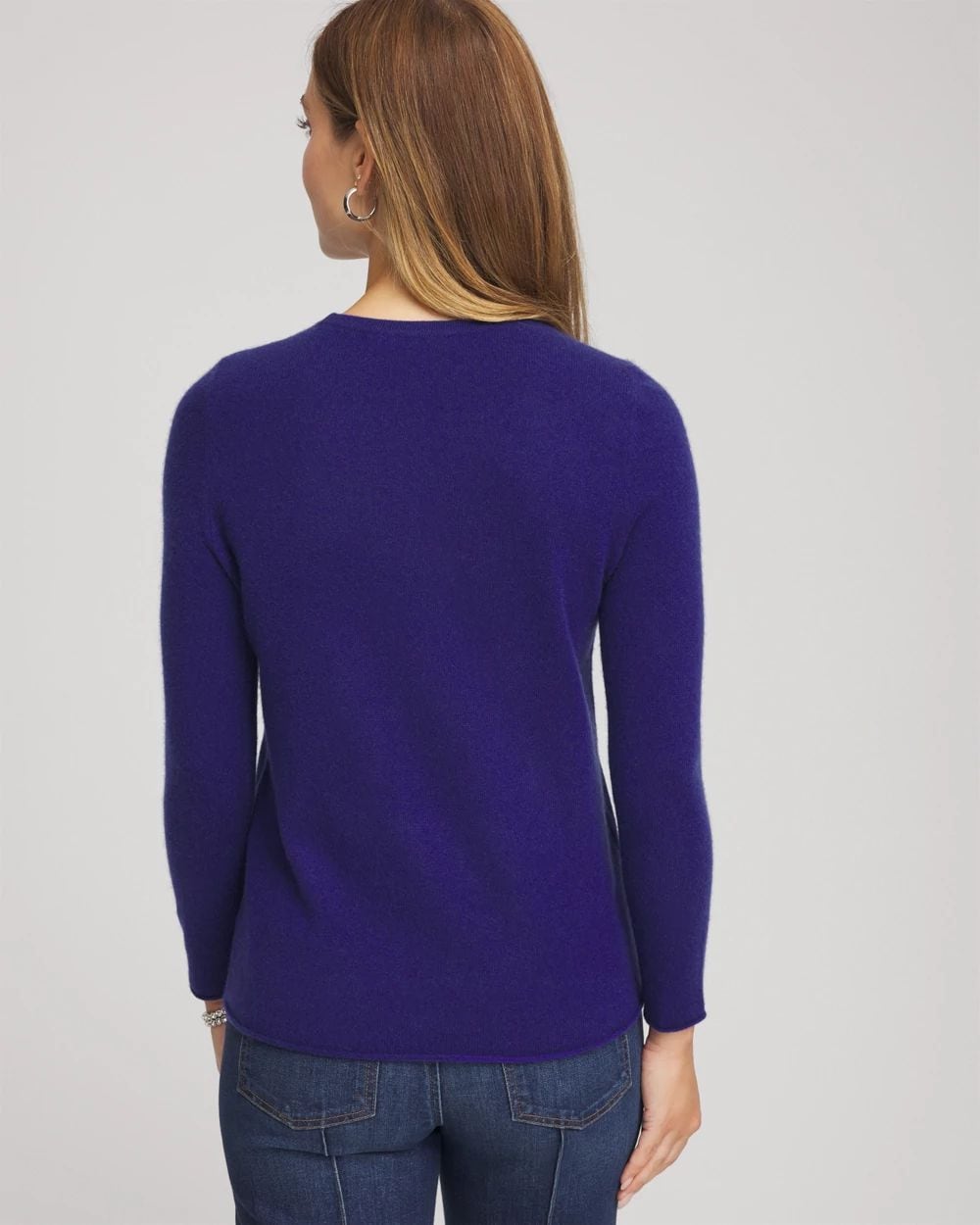 Crewneck Cashmere Pullover Sweater