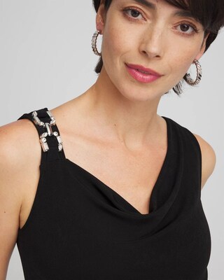 Travelers™ Drape Neck Jumpsuit click to view larger image.