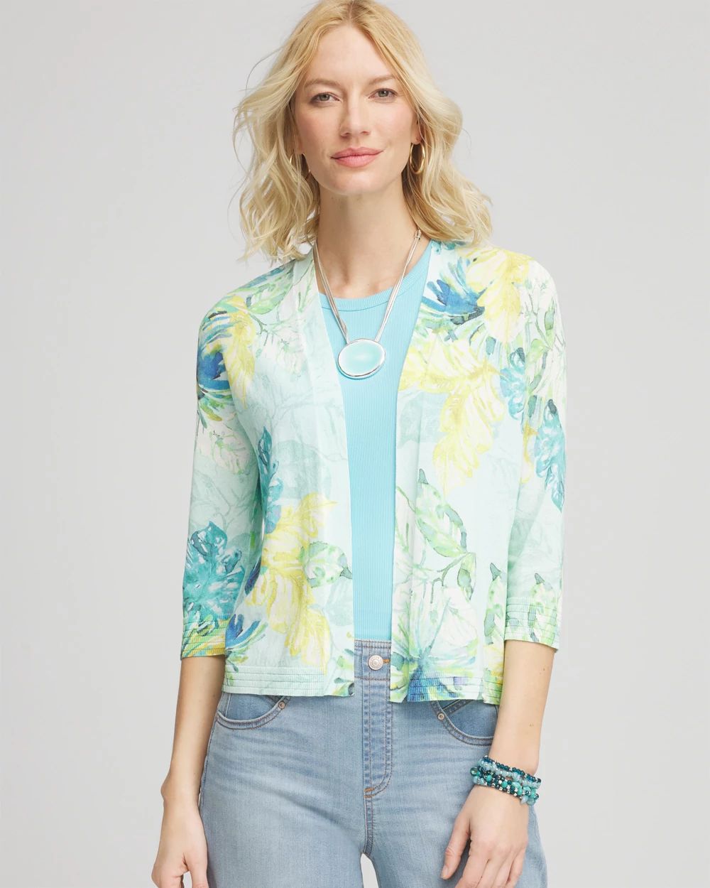 Tropical Summer Romance Short Cardigan