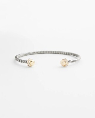 Mixed Metal Flex Cuff Bracelet