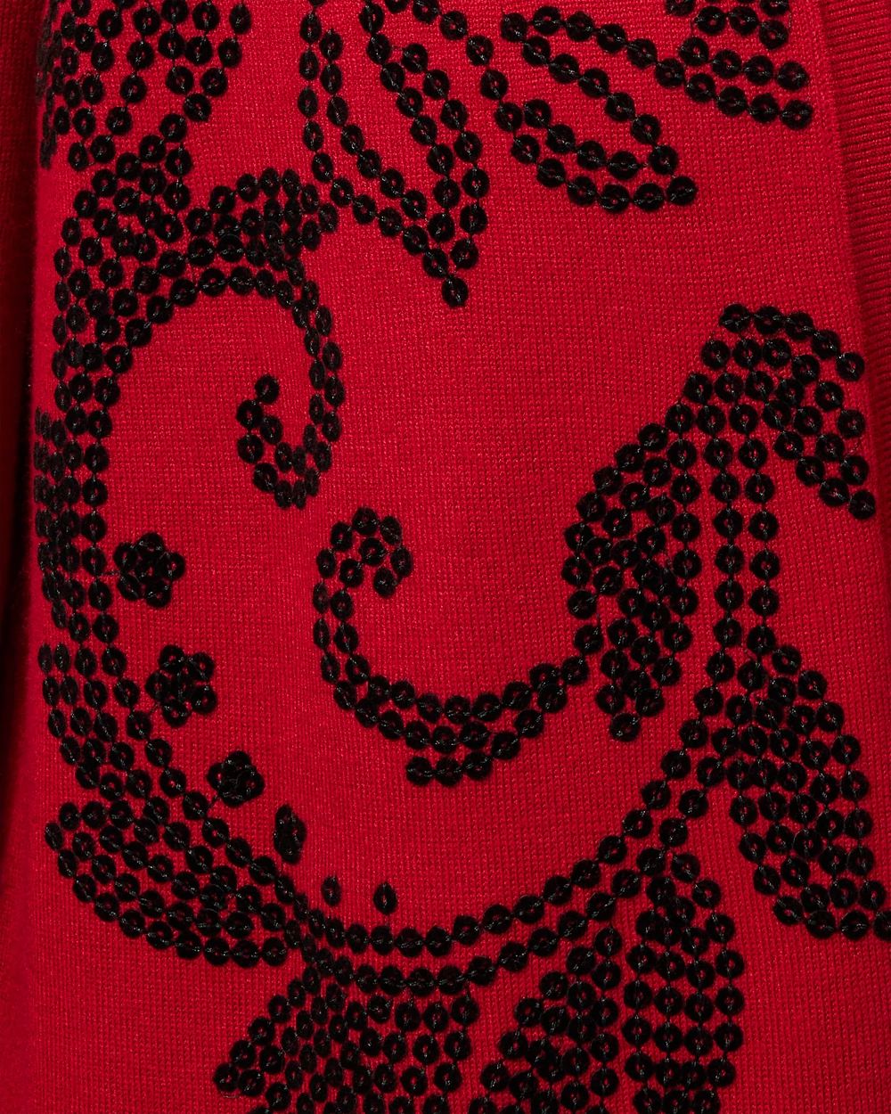 Travelers Collection Sequin Scroll Print Cardigan