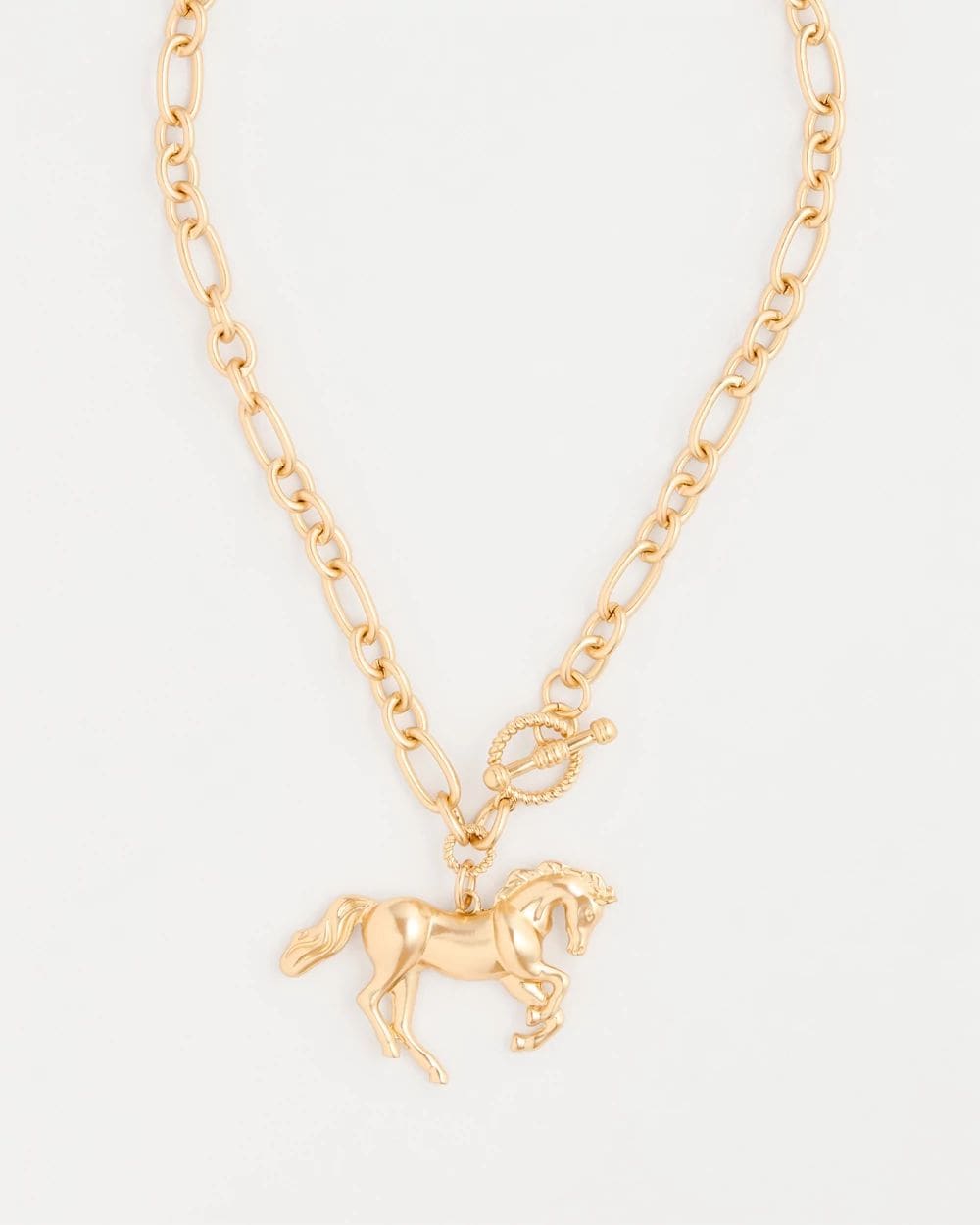 Horse Pendant Toggle Necklace click to view larger image.