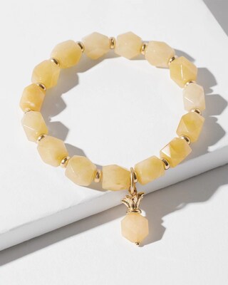 Pineapple Drop Off Stretch Bracelet