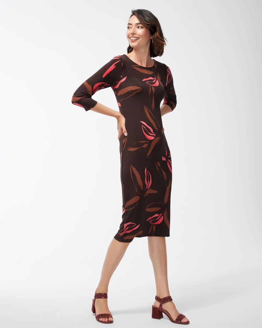 Travelers Petal Print Dress