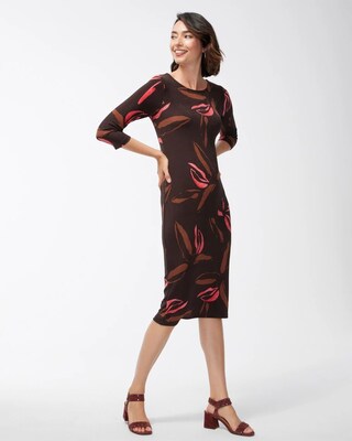 Travelers Petal Print Dress