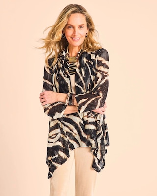 Travelers™ Safari Wheat Mesh Cardigan