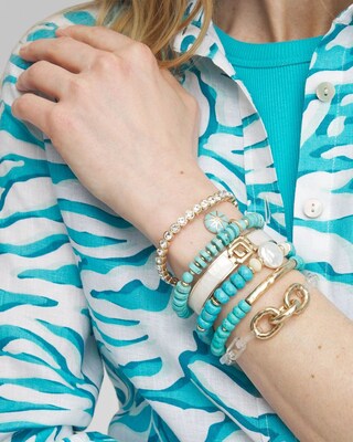 Turquoise Hero Stretch Bracelet
