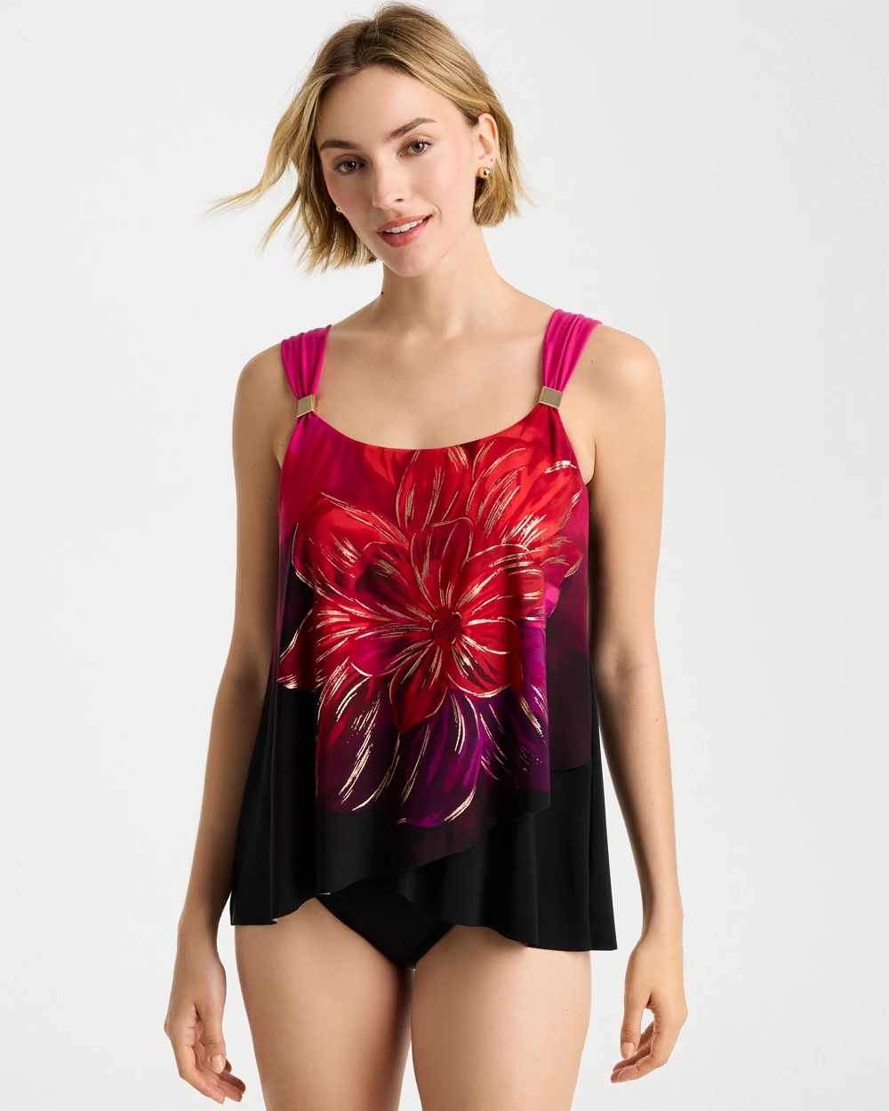 Miraclesuit® Petali Rosa Dazzle Tankini | Chico's