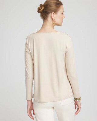 Satin Garden Long Sleeve Tee