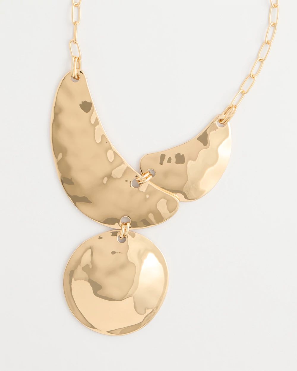 Chico's Originals Mixed Metal Statement Necklace click to view larger image.