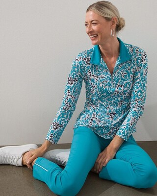 Zenergy UPF Paisley Bungee Pullover