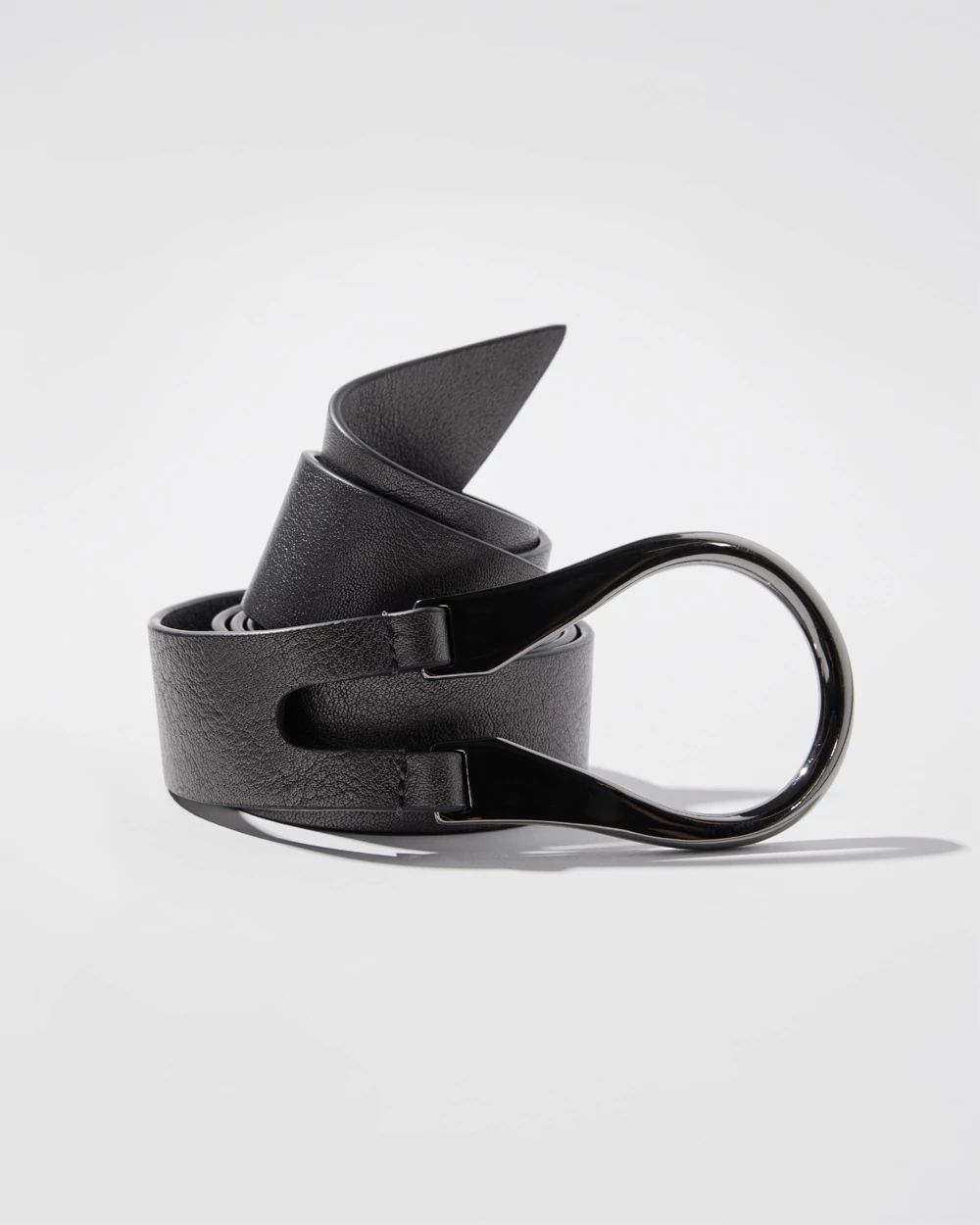 Leather Single Strap Tie Belt click to view larger image.