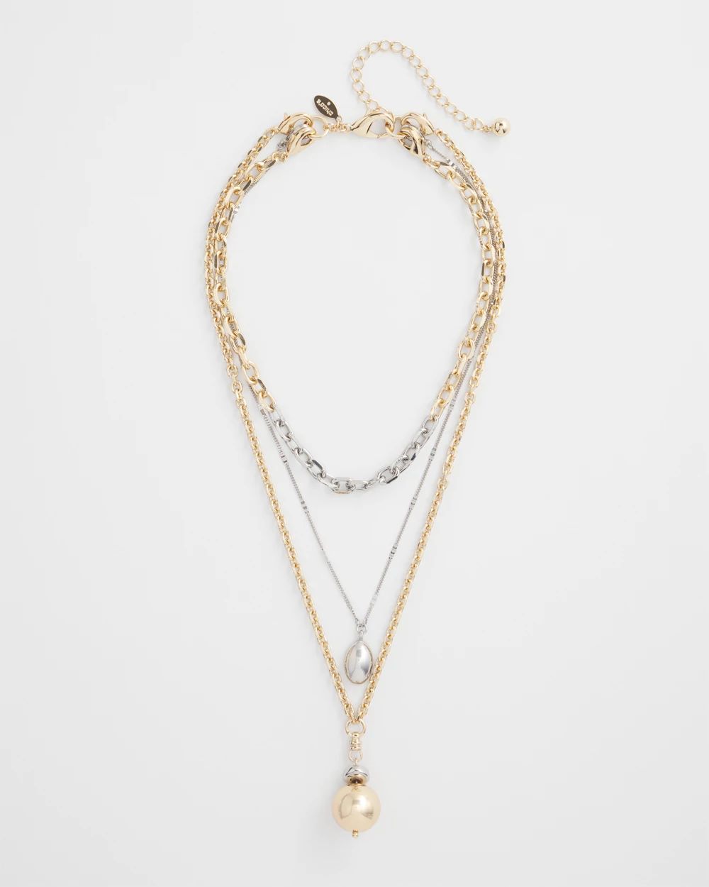 Convertible Mixed Metal Necklace