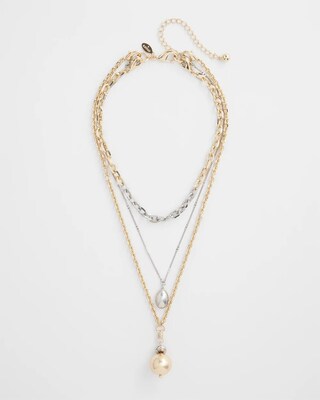 Convertible Mixed Metal Necklace