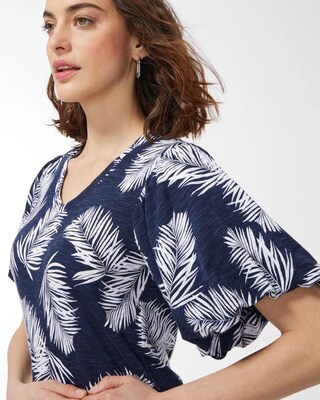 Palm Flutter Sleeve Elbow Tee