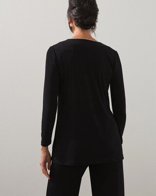 Travelers V-Neck Sparkle-Trim Top