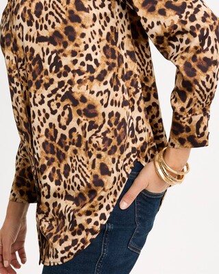 Sumptuous Satin Prestige Splitneck Tunic click to view larger image.