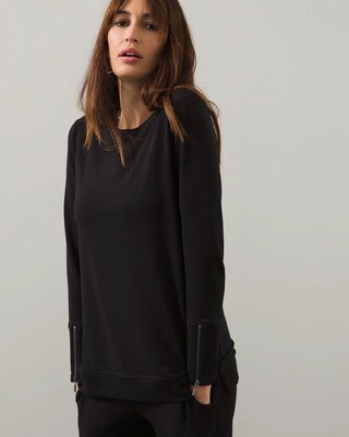 Zenergy French Terry Zip Tunic