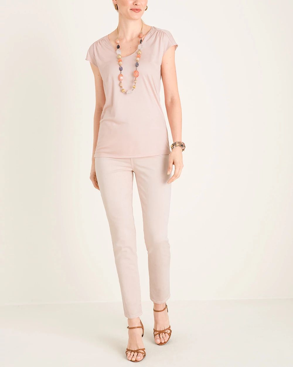 Girlfriend Slim Ankle Jeans