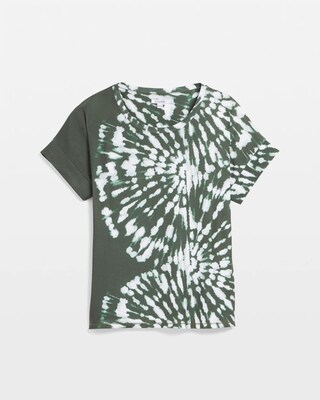 Zenergy® Placed Tie Dye Tee click to view larger image.