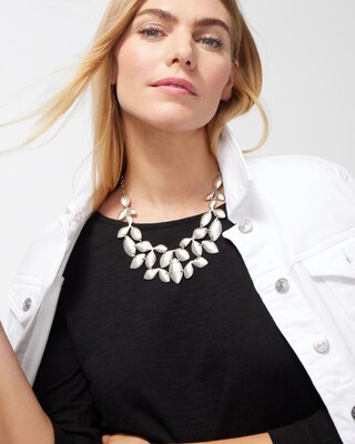 Leaf Bib Necklace