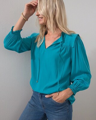 Pleated Blouse