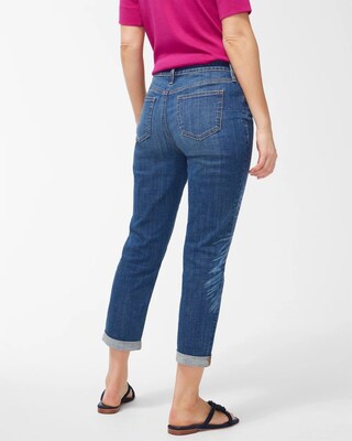 Girlfriend Laser Palm Print Crops