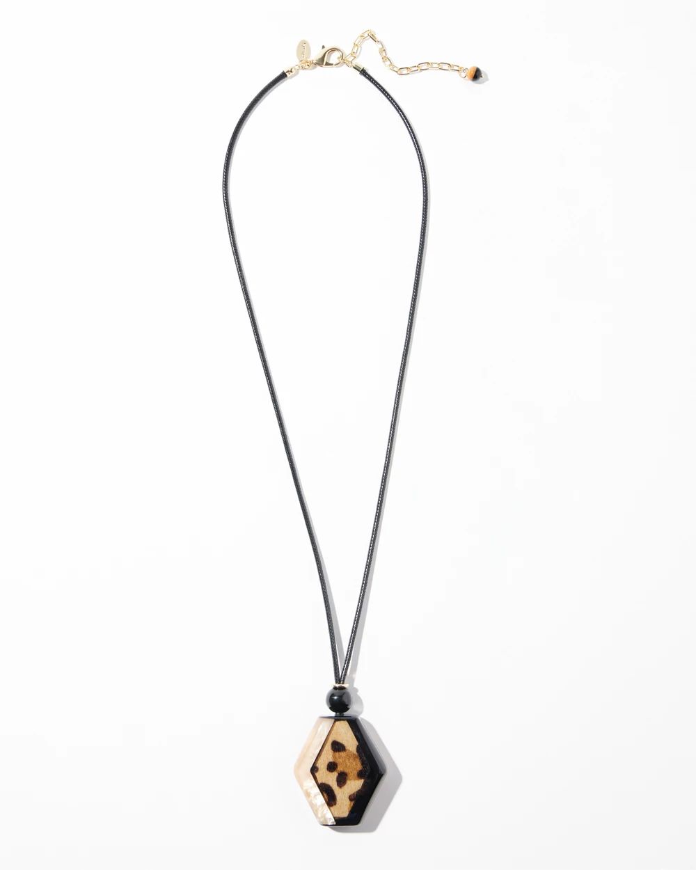 Animal Print Pendant Necklace