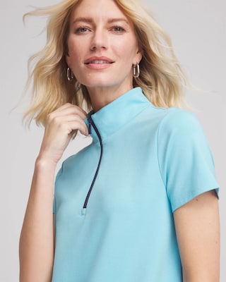 Zenergy® UPF Half-Zip Dress click to view larger image.
