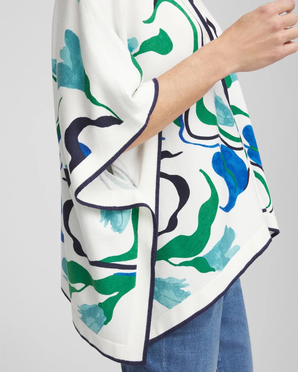 Scoop-Neck Poncho click to view larger image.