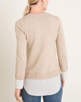 Layered Pullover Sweater