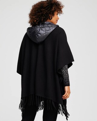 Zenergy Luxe® Cashmere Blend Quilted Poncho