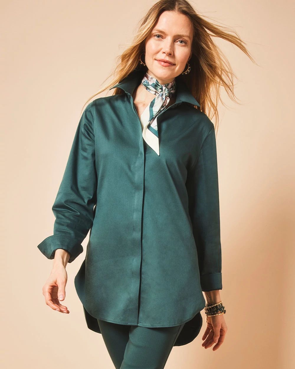 No Iron™ Long-Sleeved Tunic