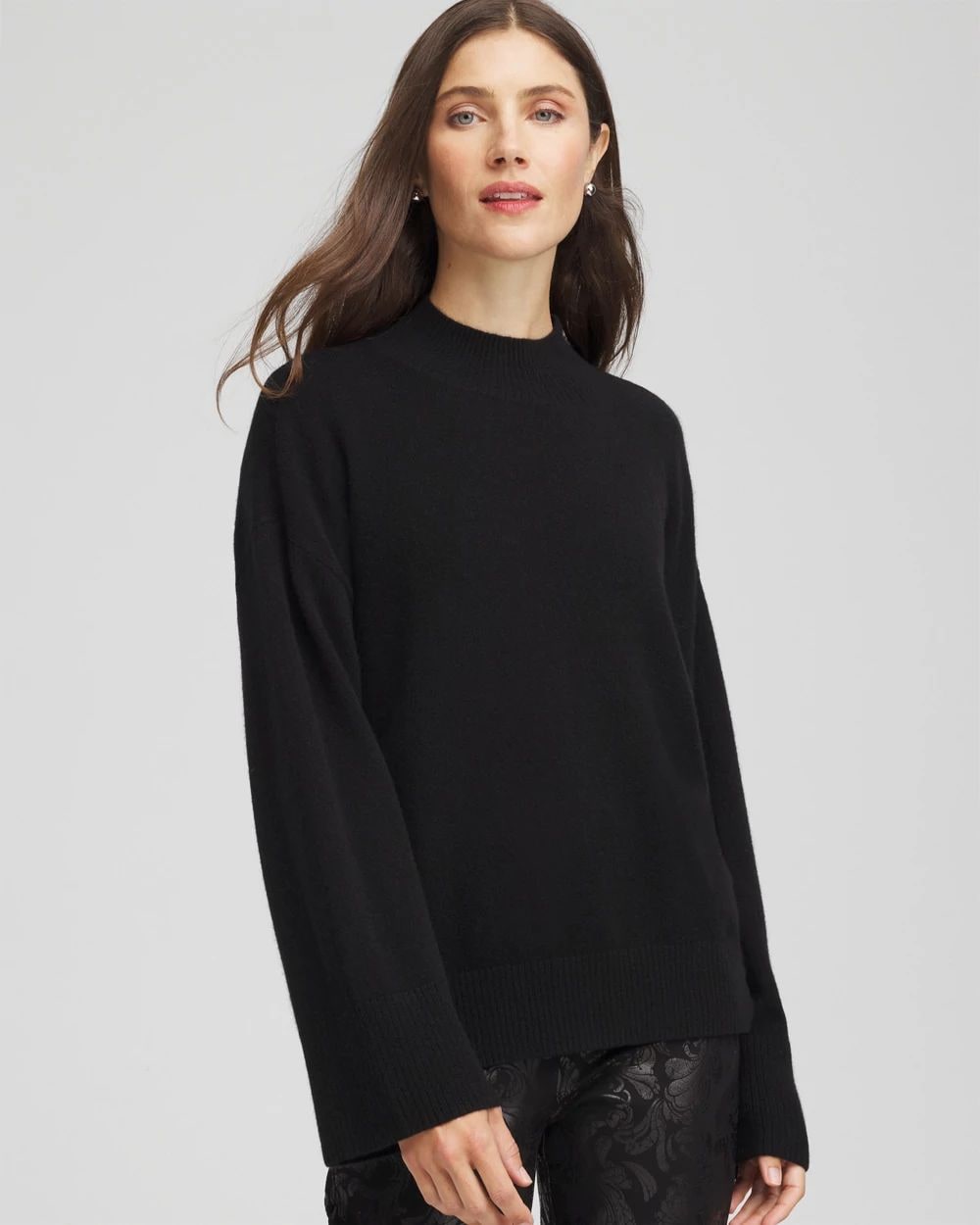Cashmere Mockneck Sweater