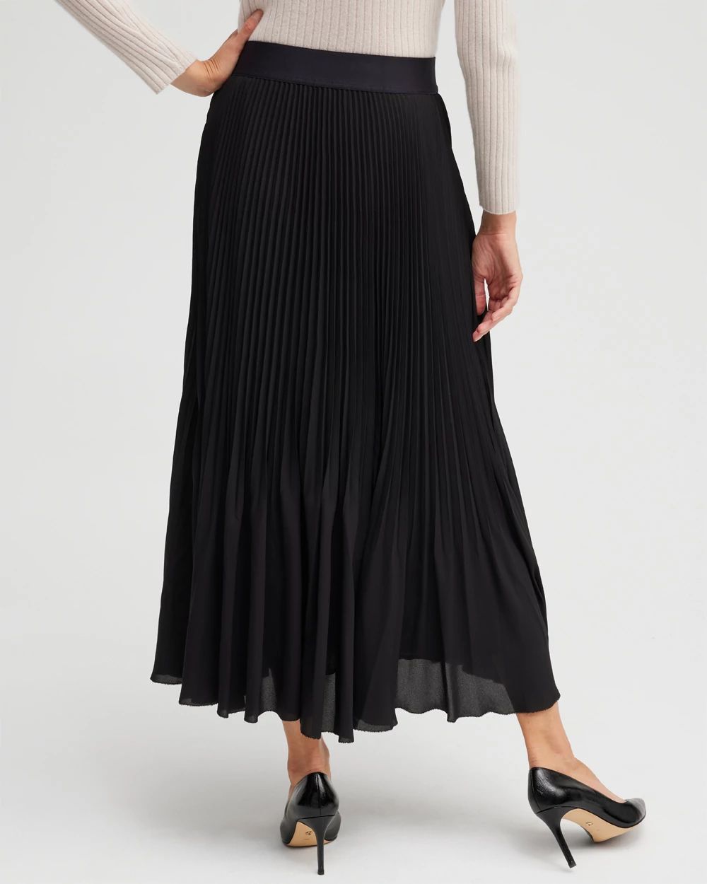 Black Label Release Pleat Skirt