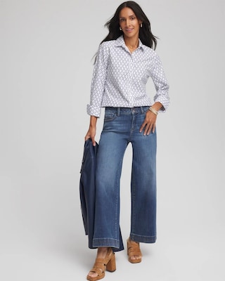 No Iron™  Chain Connection Shirt click to view larger image.