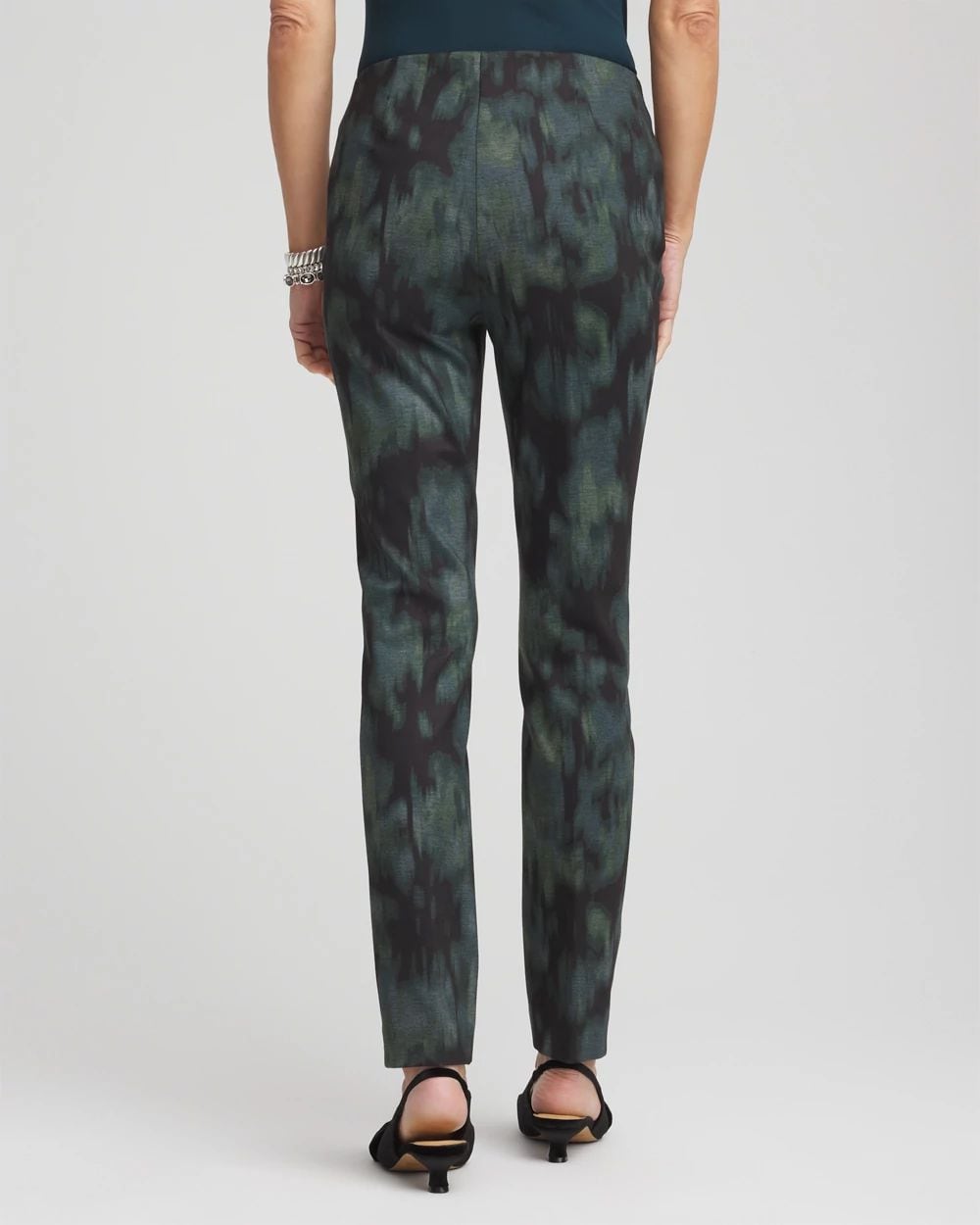 Brinkly Blur Juliet Slim Ankle Pants click to view larger image.