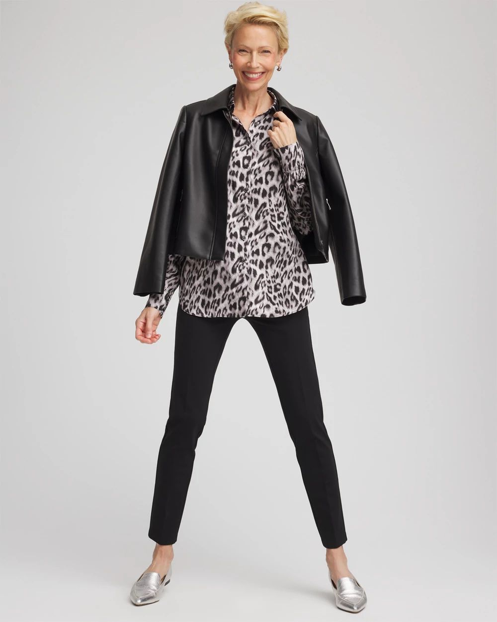 Emme Skinny Ponte Ankle Pants click to view larger image.