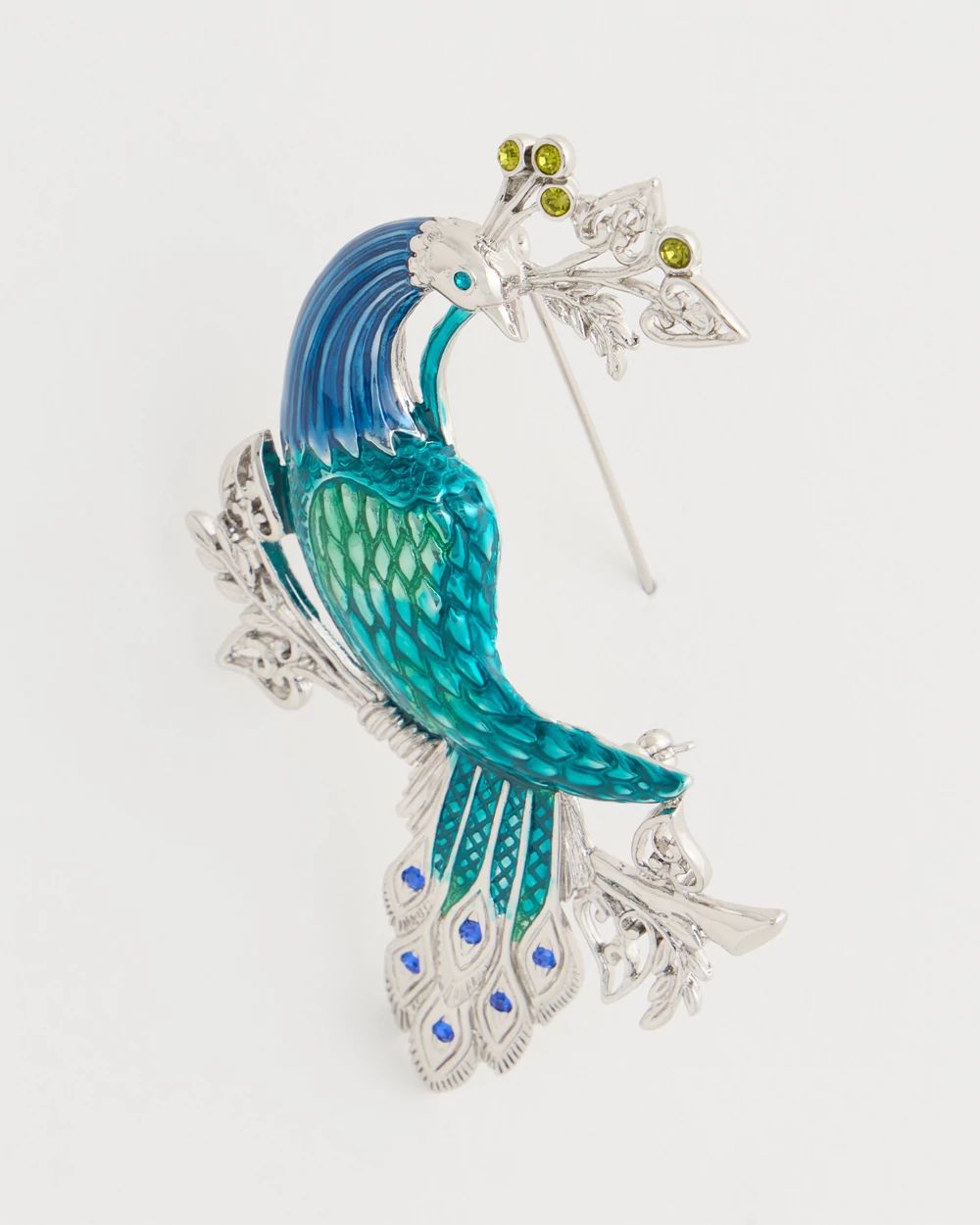 Peacock Brooch click to view larger image.