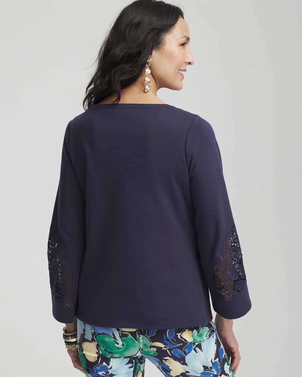 Lace Sleeved Top