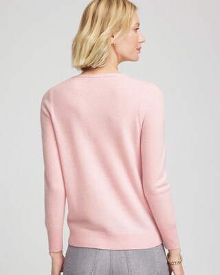 Relaxed V-Neck Cashmere Sweater click to view larger image.