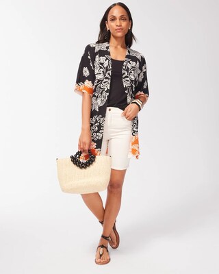 Summer Romance Floral Midi Cardigan