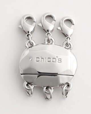 Silvertone Lobster-Claw Necklace Converter