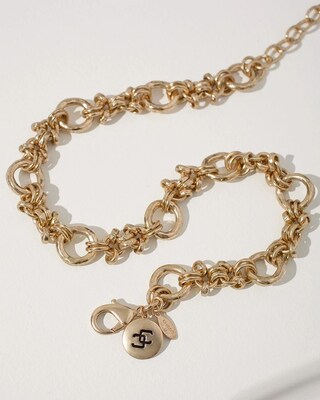 Gold Tone Chain Link Belt