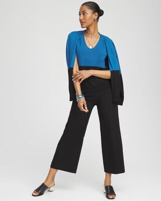 Colorblock V-neck Sweater Tank